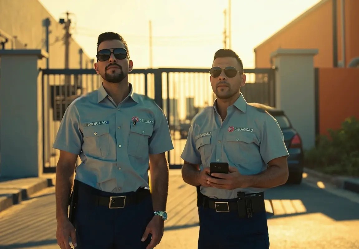 Equipo de seguridad en España utilizando Control Rondas con inteligencia artificial para supervisión en tiempo real.