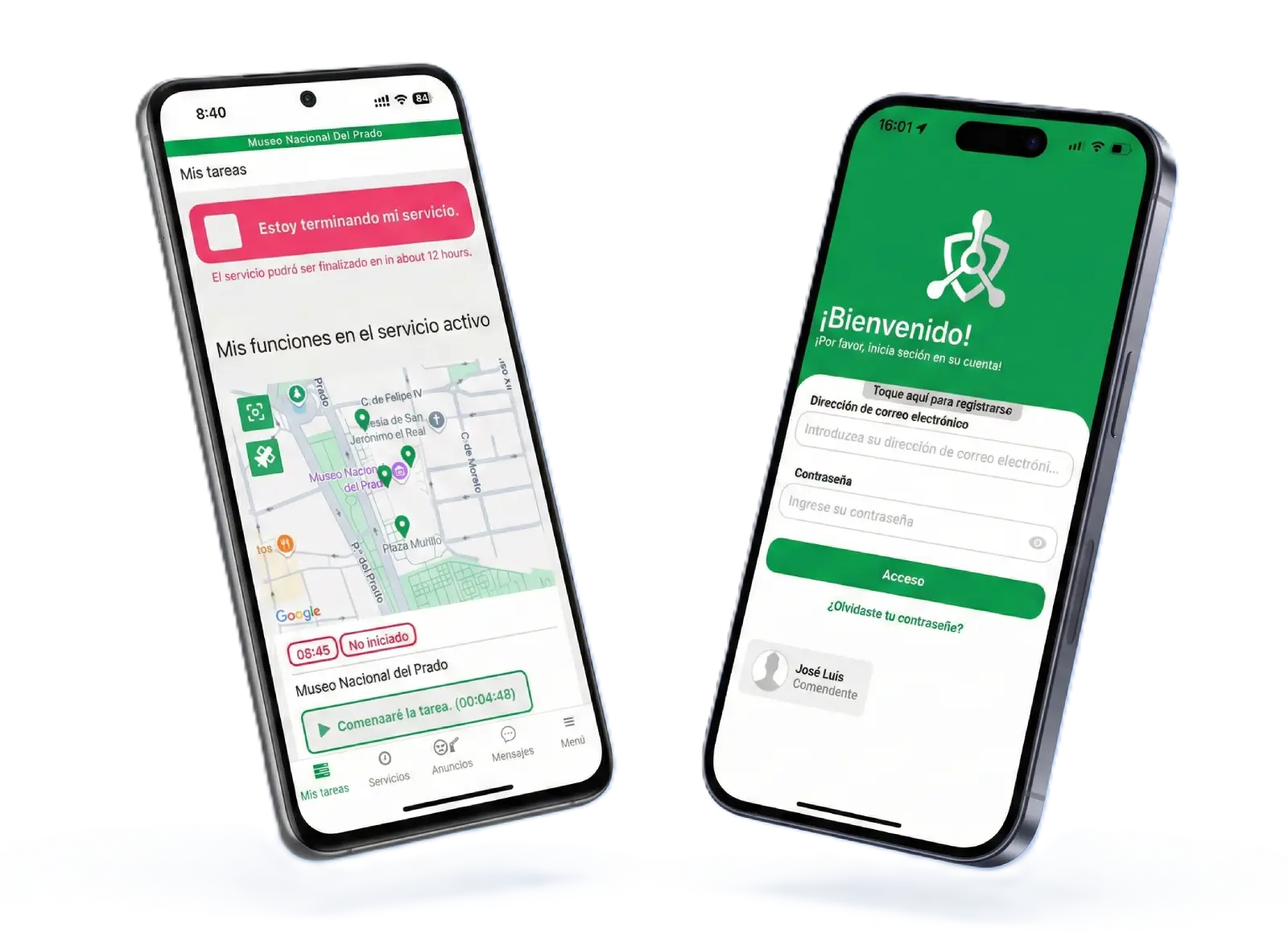 App Control de Rondas Android e iOS